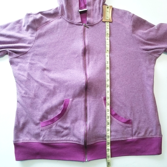 Columbia Purple Sweatshirt Hoodie Size 1X - Picture 12 of 12